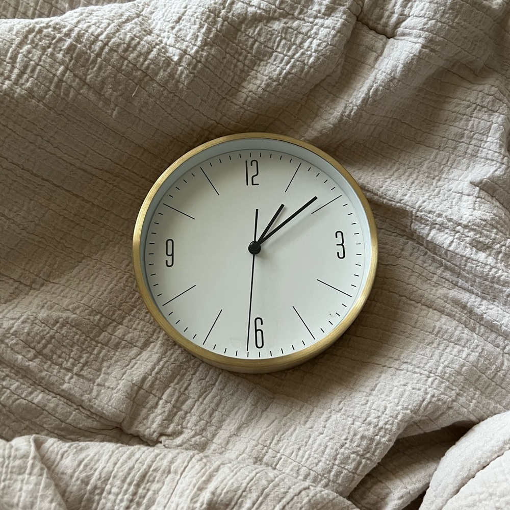 Gold Decorative Clock